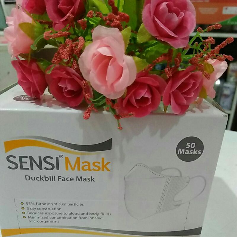 Sensi Mask Duckbill face mask isi 50