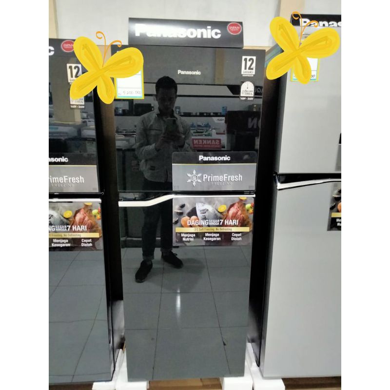 KULKAS 2PINTU PANASONIC NR BB231QPK PRIME FRESH dan TWICE ICE KEDIRI SEKITARNYA