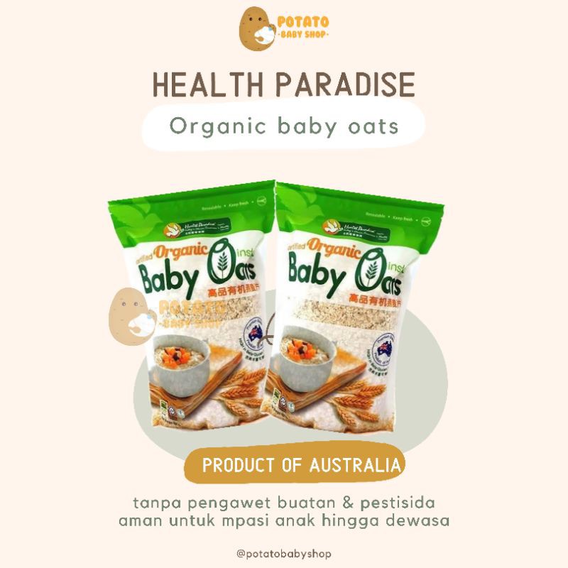 Health Paradise - Organic Baby Oats Instant Oat