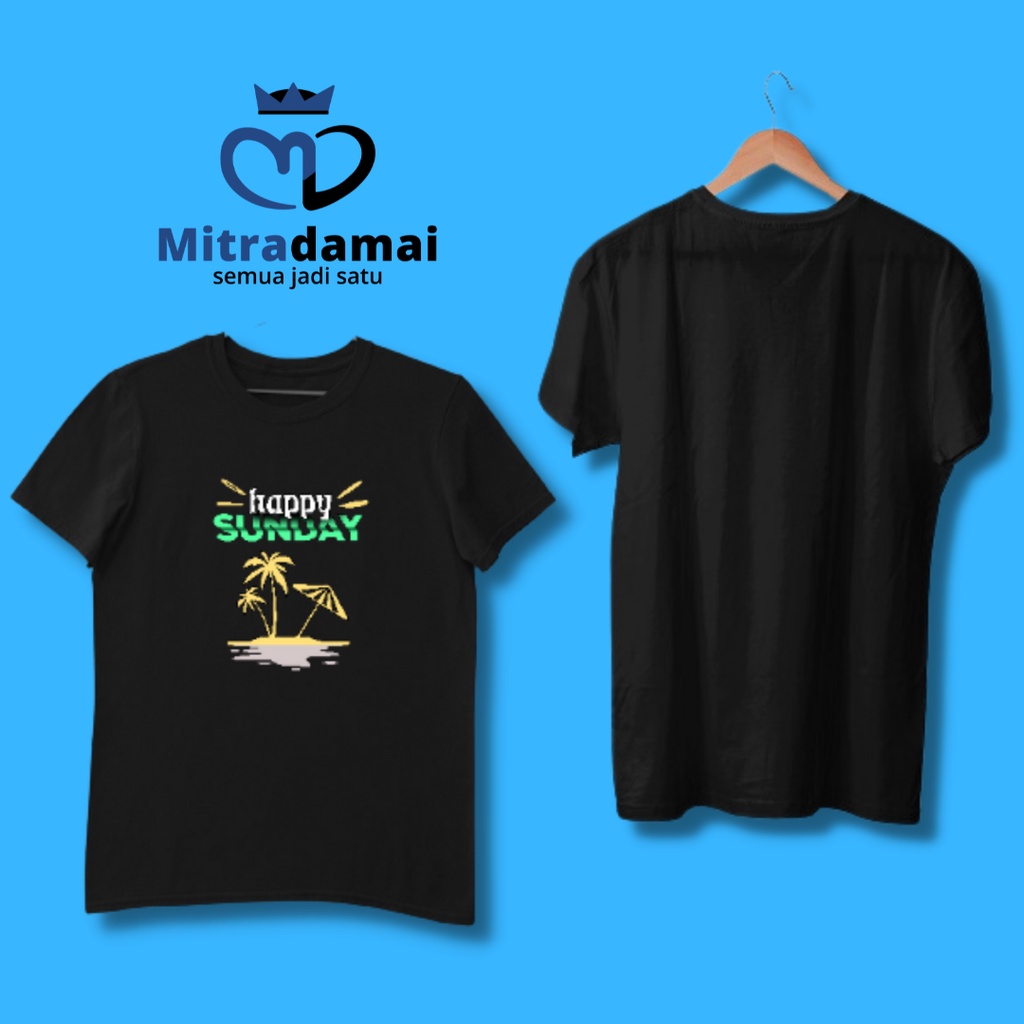 BAJU KAOS DISTRO LAKI-LAKI KEKINIAN PREMIUM TEMA PANTAI - MITRADAMAI