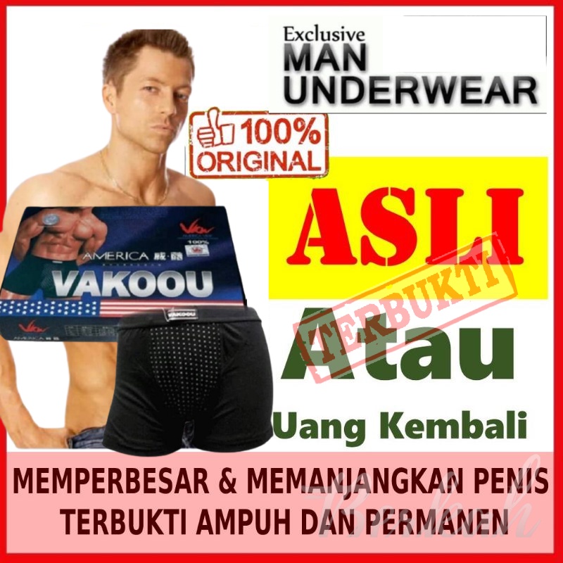 [ ORIGINAL100% BISA COD ]  VAKOOU ALAT PEMBESAR PENNIS CELANA DALAM PRIA CELANA KESEHATAN PRIA DEWAS