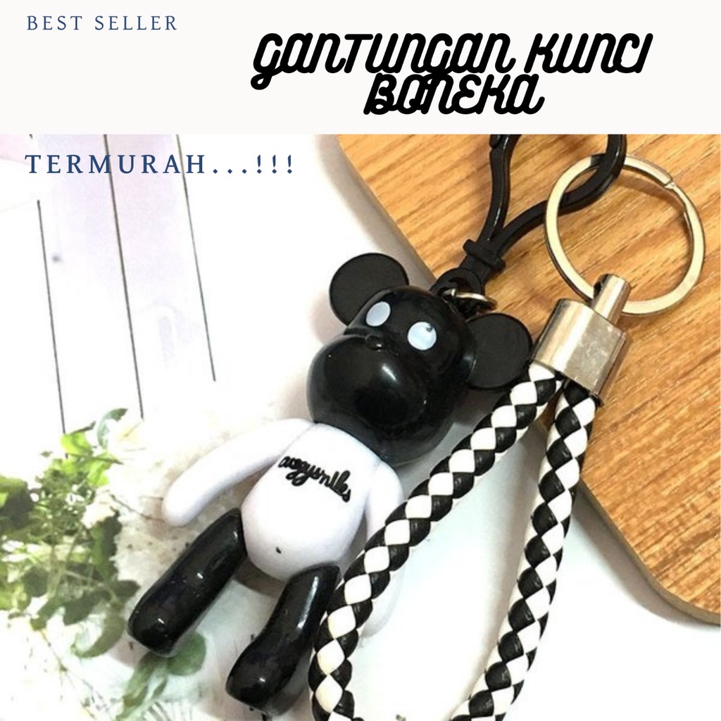 GANTUNGAN KUNCI LUCU HIGH QUALITY / Gantungan Kunci Hiasan Tas Ransel Tote Selempang