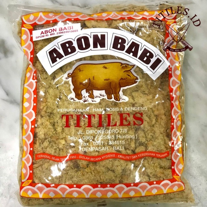 

✨COD✨ ABON BABI TITILES 500G