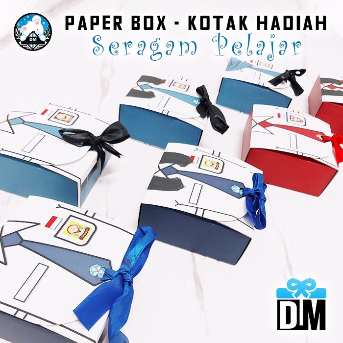 

Kotak Kado Lucu Hadiah Valentine Anniversary Paper Box Seragam Pelajar SD SMP SMA Lucu 31-40