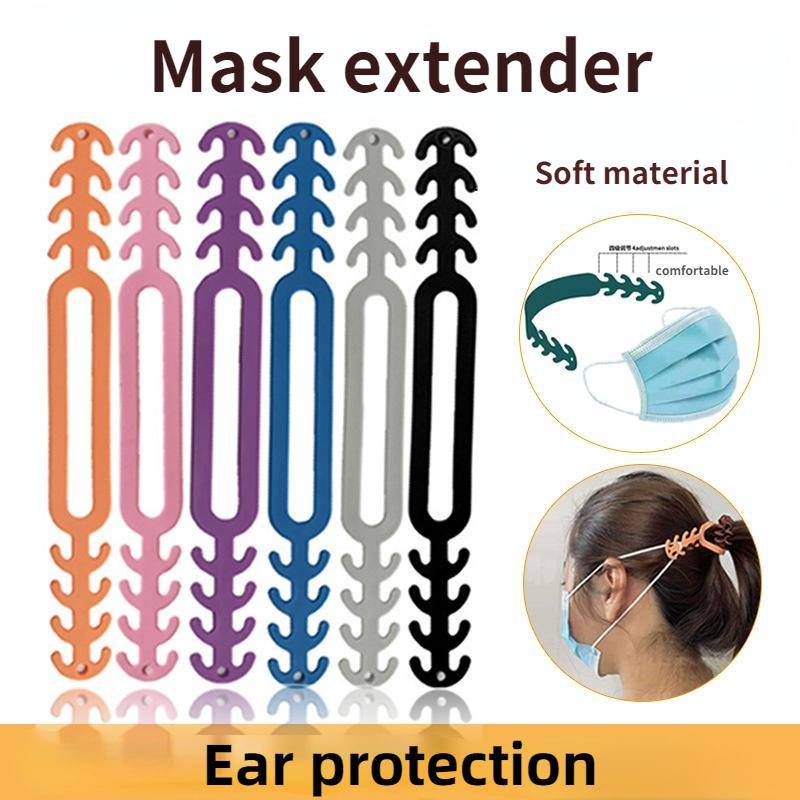 Strap Extender Masker Bahan Silikon Warna Acak Untuk Anak / Dewasa