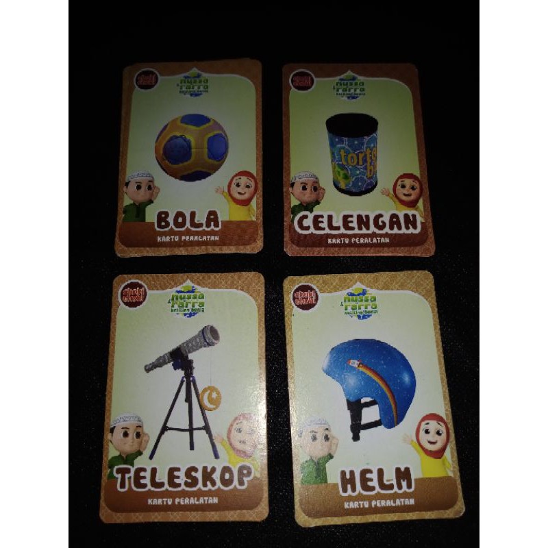 Kartu Perlatan Choki-Choki Nussa Dan Rarra Keliling Dunia