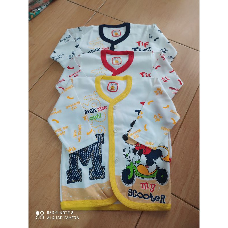 Baju tangan panjang bayi kaos Adem SNI