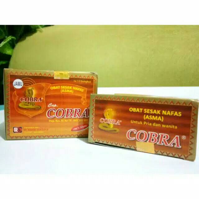 JAMU CAP COBRA OBAT SESAK NAFAS (ASMA),PARU KERING/BASAH,TBC,BATUK KERING/BASAH,