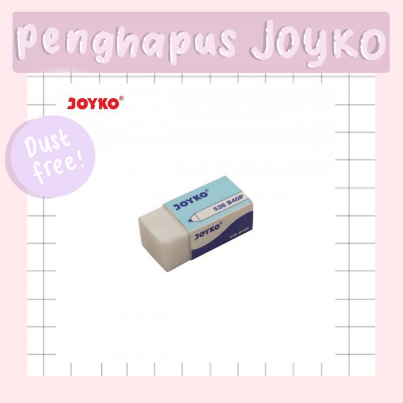 

Penghapus Pengapus Hapusan Joyko Kecil Putih Eceran Satuan