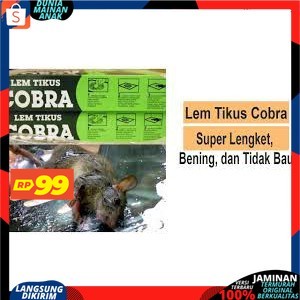 ( PROMO 99 ) Lem Tikus / Jebakan Tikus / Cobra / Lem Tikus Cobra Super Lengket Ampuh &amp; Berkualitas