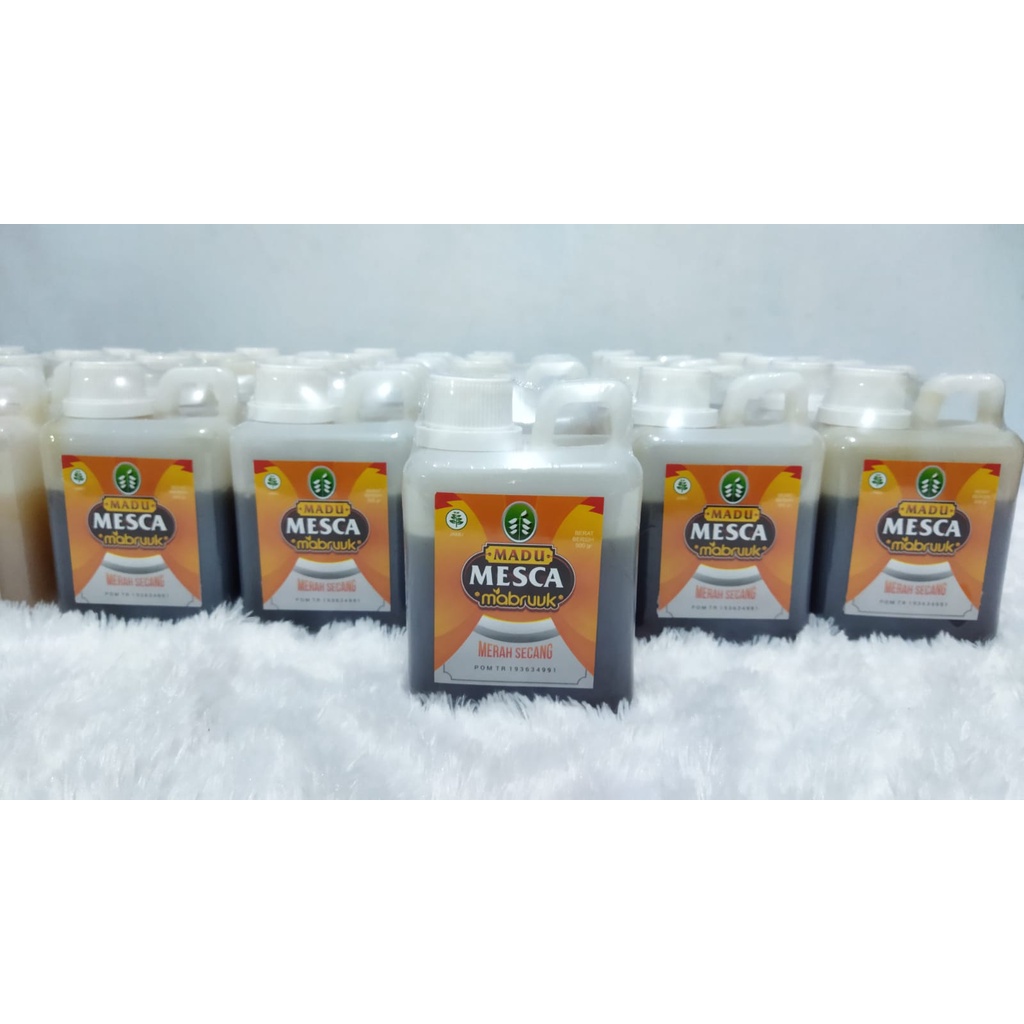 Madu Mesca Mabruuk Merah Secang 500G / ASLI / MABRUUK