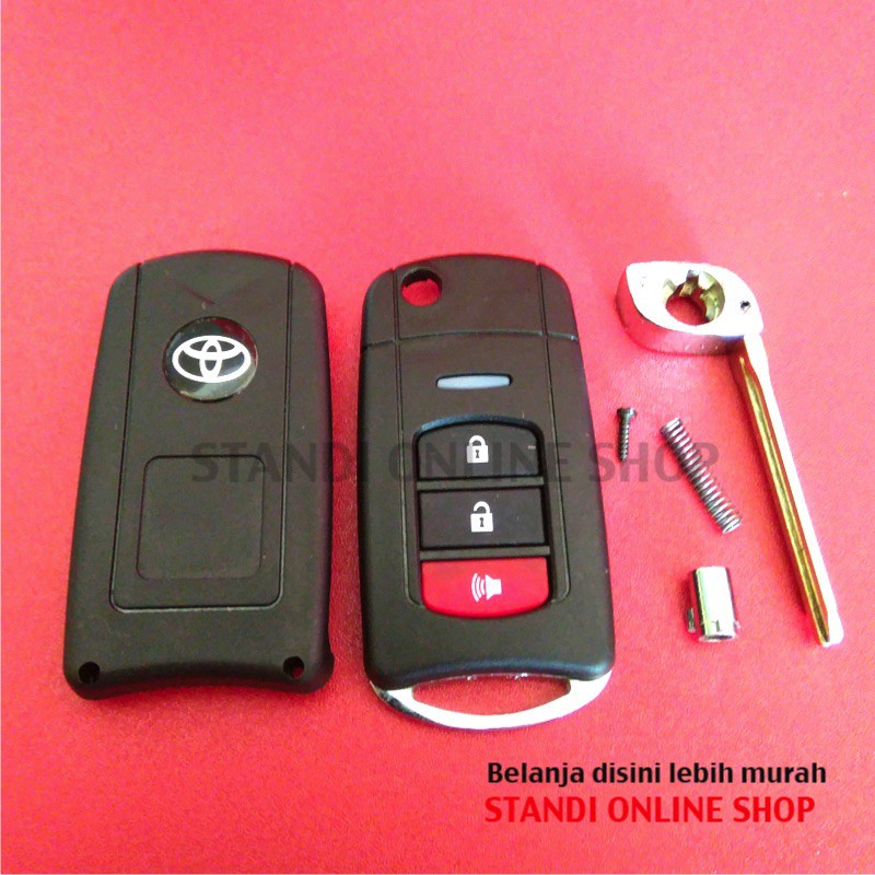 Casing Kunci Lipat Flip Key Rumah Kunci Toyota New Rush Terios