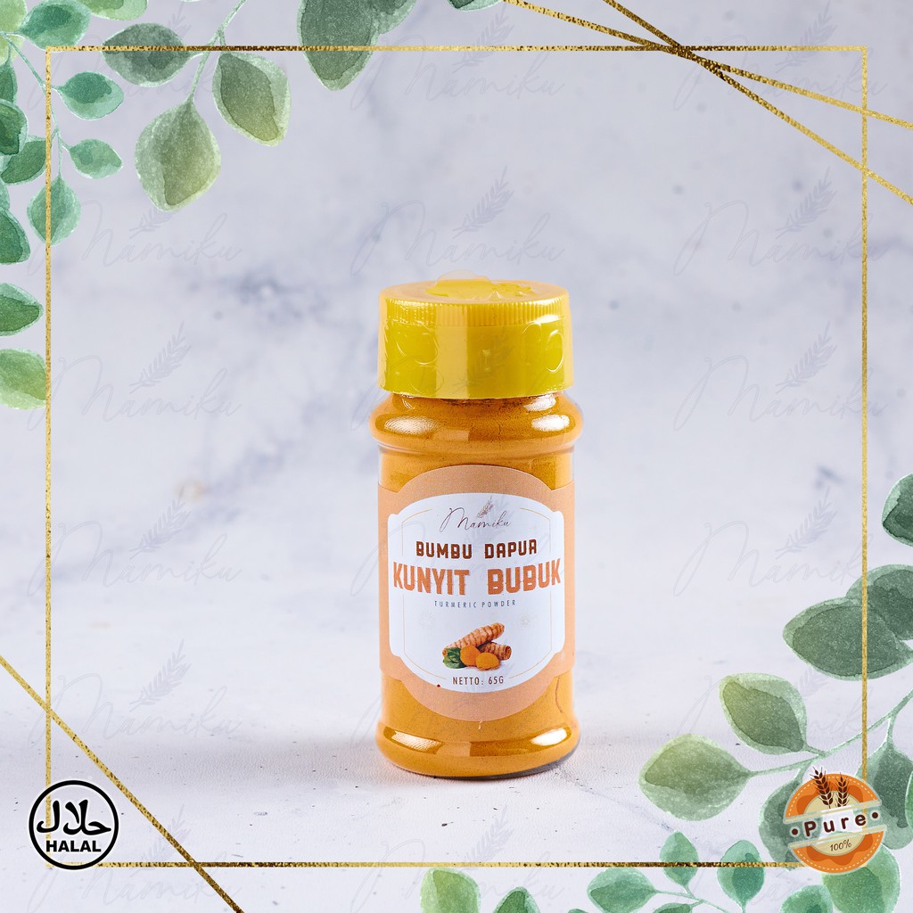 

Mamiku KUNYIT BUBUK/TURMERIC POWDER/TUMERIC Bumbu dapur netto 65gr