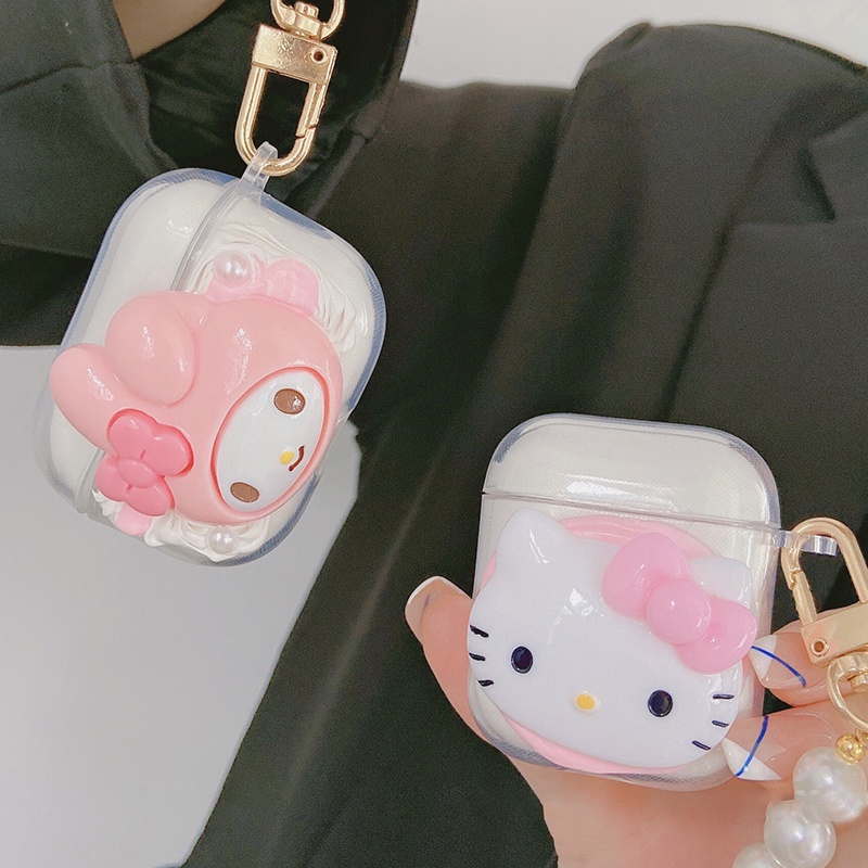 INPODS Soft Case Silikon TPU Desain Kucing Helllo Cover AirPods Gen 3 12 1 2 3