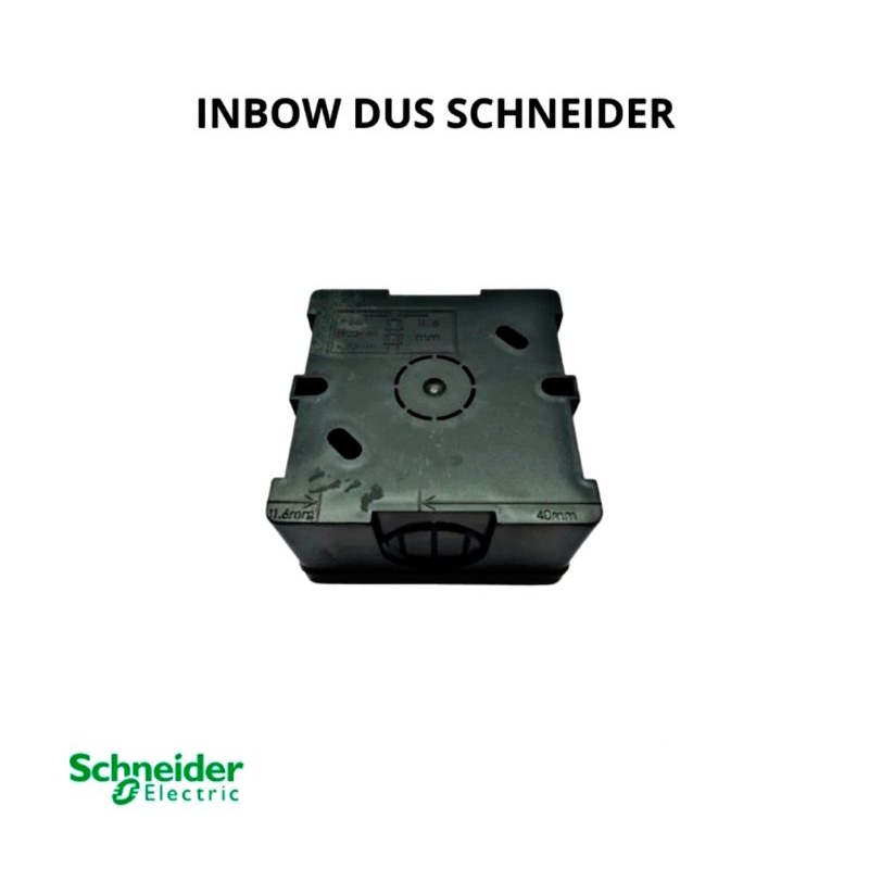 Inbodus Clipsal Schneider SWB_727245 Hitam / Mangkokan Hitam Tembok / IB dus Clipsal