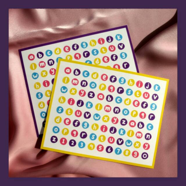 

Alphabet Stickers