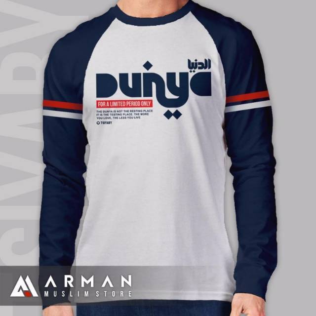 Kaos islami seri "Dunya" lengan panjang