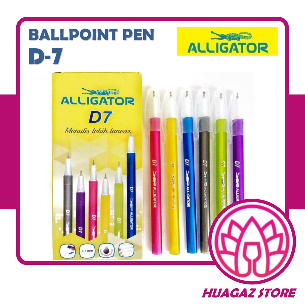 

Ballpoint Pen Alligator D7 Black Ink