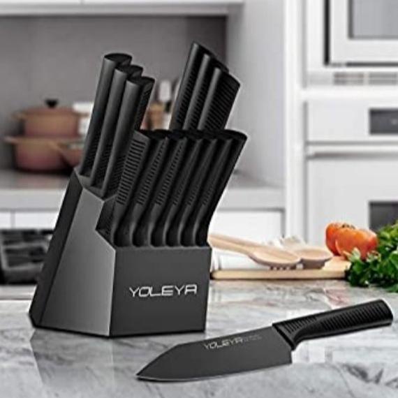 

Pisau Set Yoleya Black Edition Set 15 Adriabilla