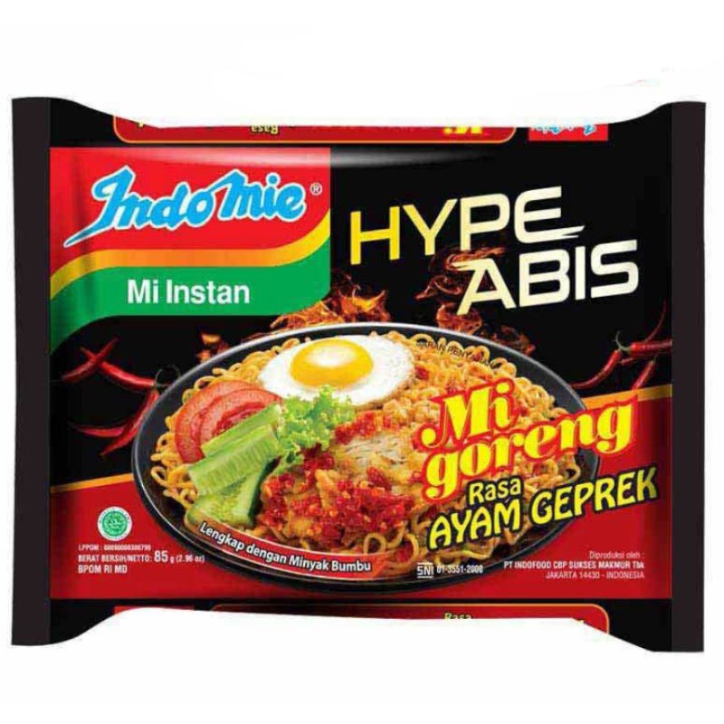 

Indomie Mi Goreng Ayam geprek