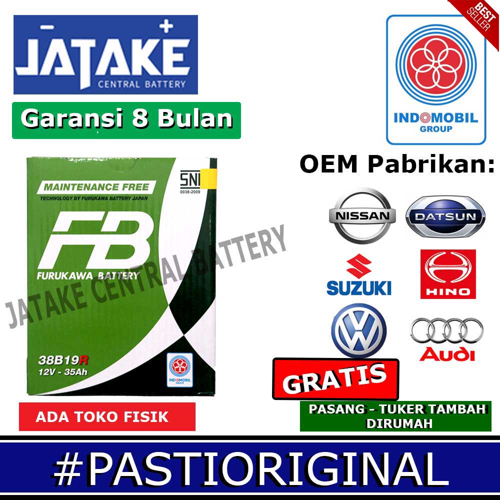 Aki Kering NS40Z Furukawa Battery FB Mobil Toyota Avanza Rush Suzuki APV Carry Pickup Futura