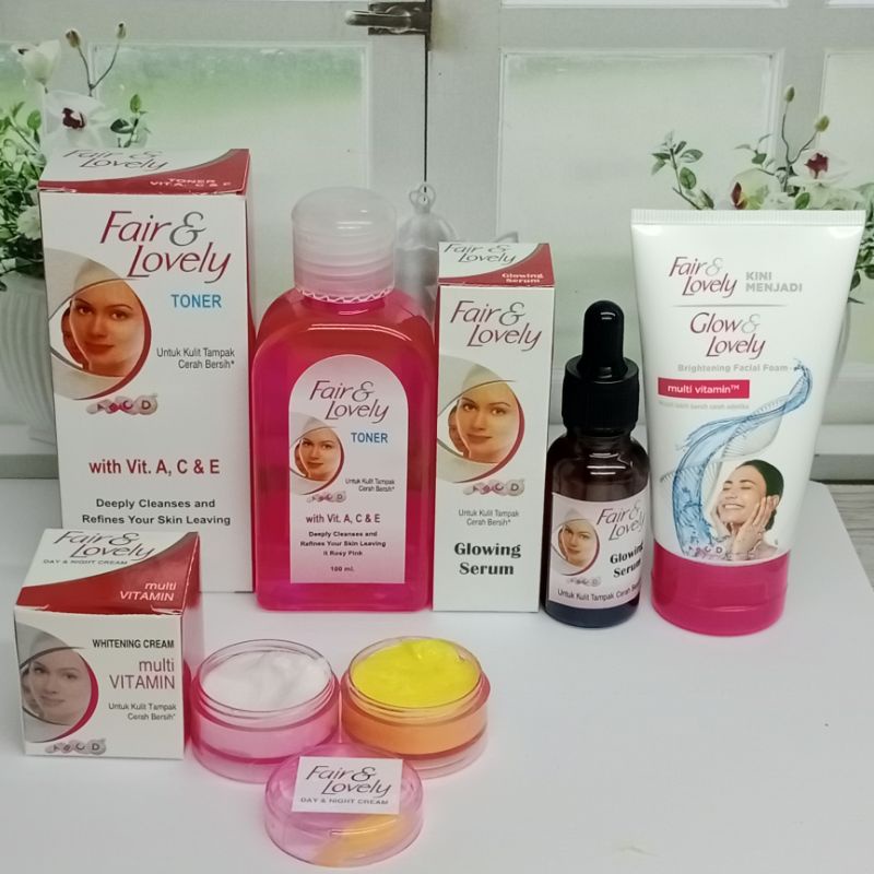 Paket Lengkap Cream Fair and Lovely Original 5in1 || Paket Cream Fair &amp; Lovely Lengkap