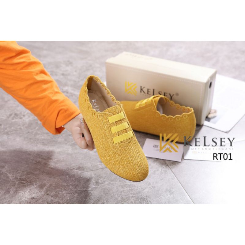 Kelsey Sepatu Wedges 4cm  Wanita RT01