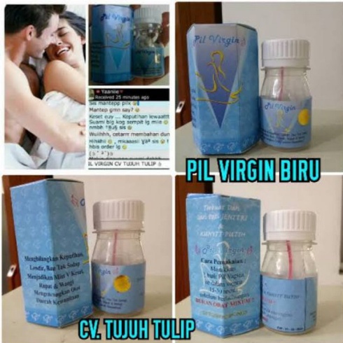 PIL VIRGIN ORIGINAL 100% - Kemasan Biru - Isi 25 butir