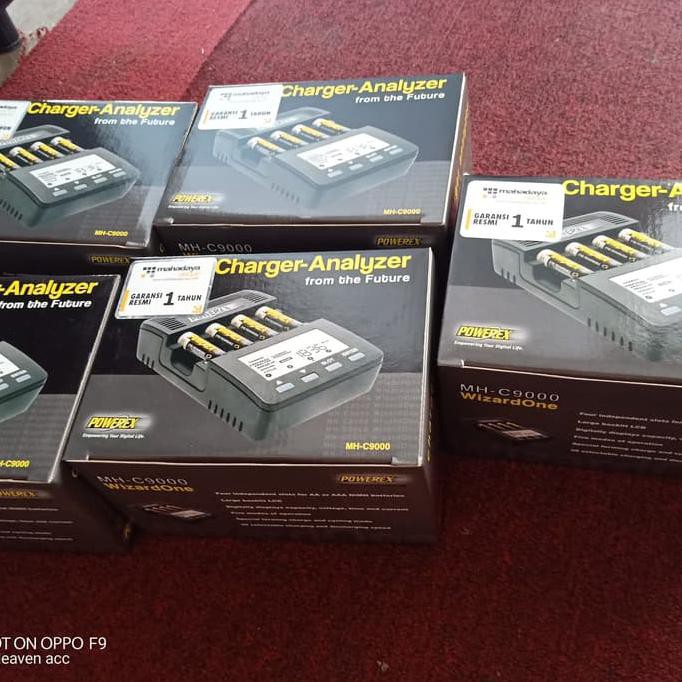 Barang Bagus NEW BNIB POWEREX MH C9000 CHARGER ANALYZER WIZARD ONE MURAH