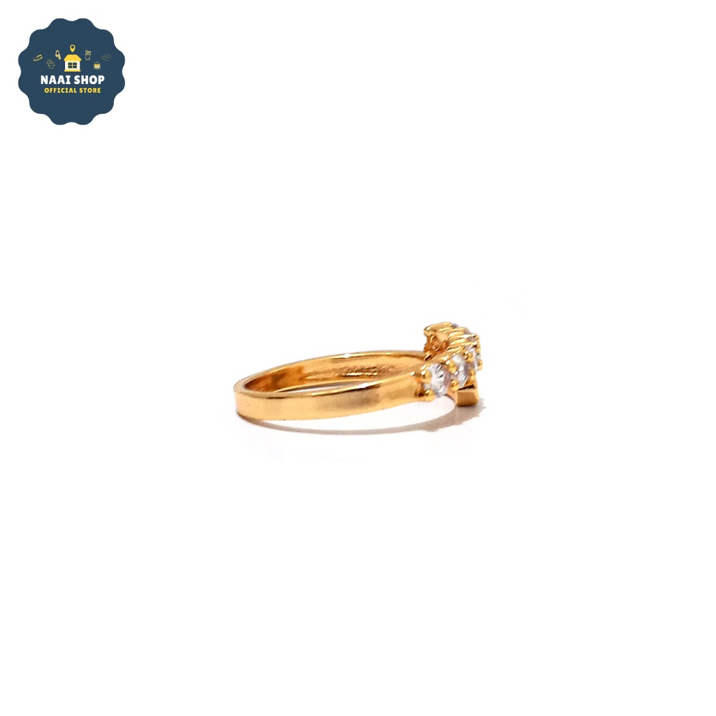 Cincin Wanita Cartier Permata Zircon Aksesoris Fashion Kekinian Xuping Import Premium Murah Anti Karat Pernak Pernik Cewek Korea Style Jewelry Lapis Emas Nagita Mutiara Perhiasan Fuji Titanium Kasual Imitasi Terlaris Naai Shop