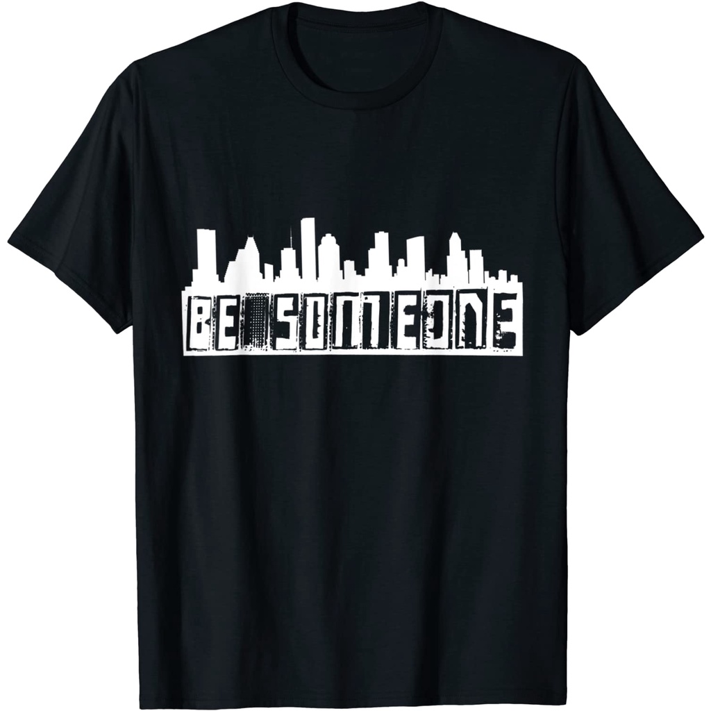 BAJU DEWASA Be Someone H-Town Houston Texas Skyline T-Shirt