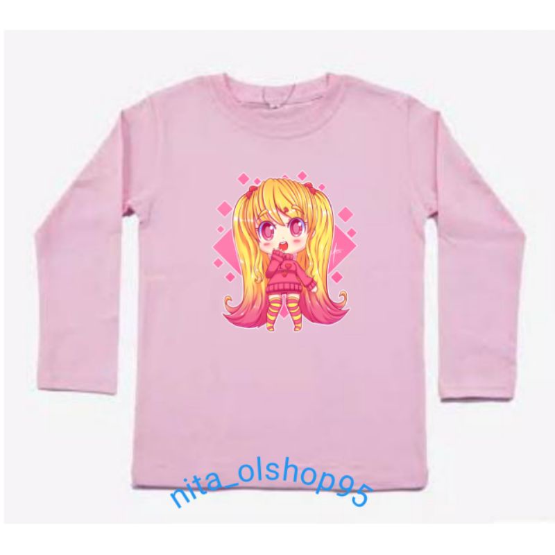 baju anak lengan panjang baju anak karakter baju anak anime