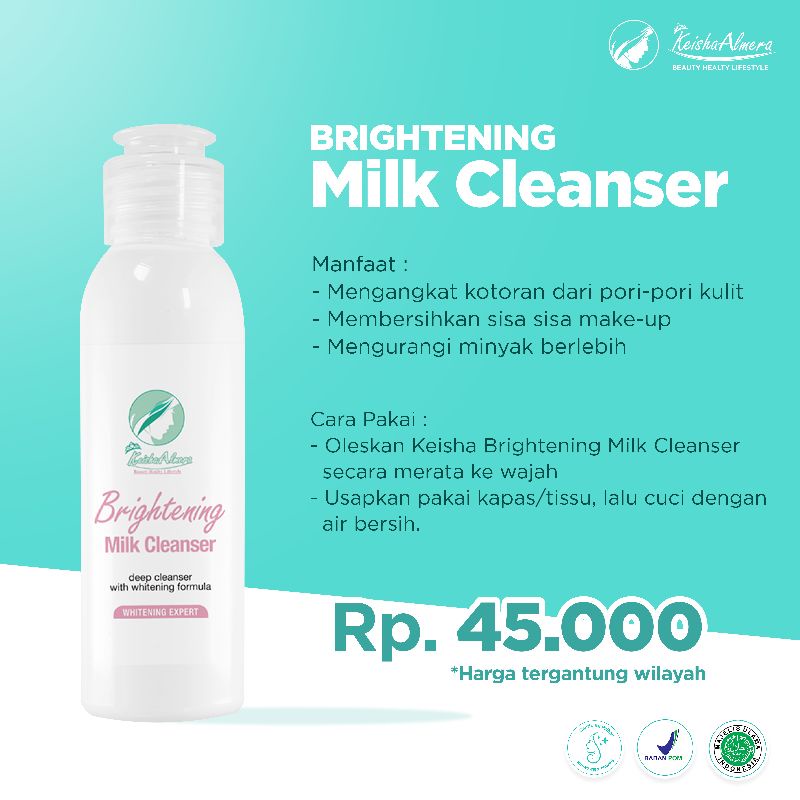 Keisha Almera MILK CLEANSER