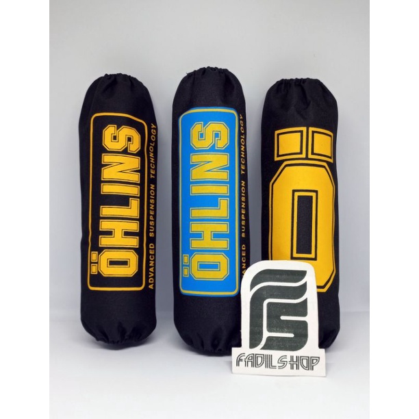 Sarung shock / cover shockbreaker sarung sok shok belakang motor universal Ohlins