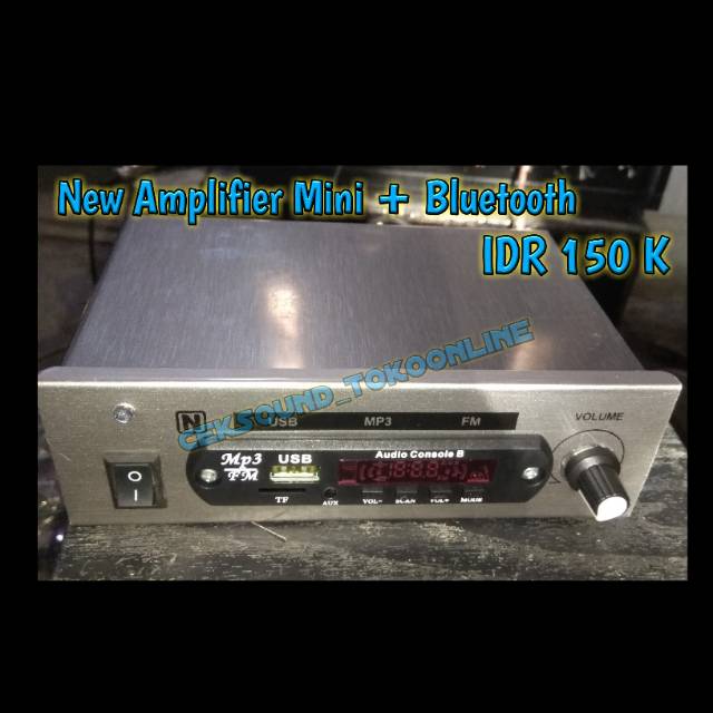 Amplifier Bluetooth 12 V Rakitan