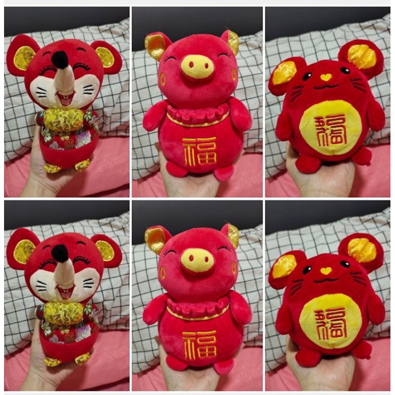 Boneka Shio Hokky China Boneka Imlex Imlek Shio Tikus Shio Babii