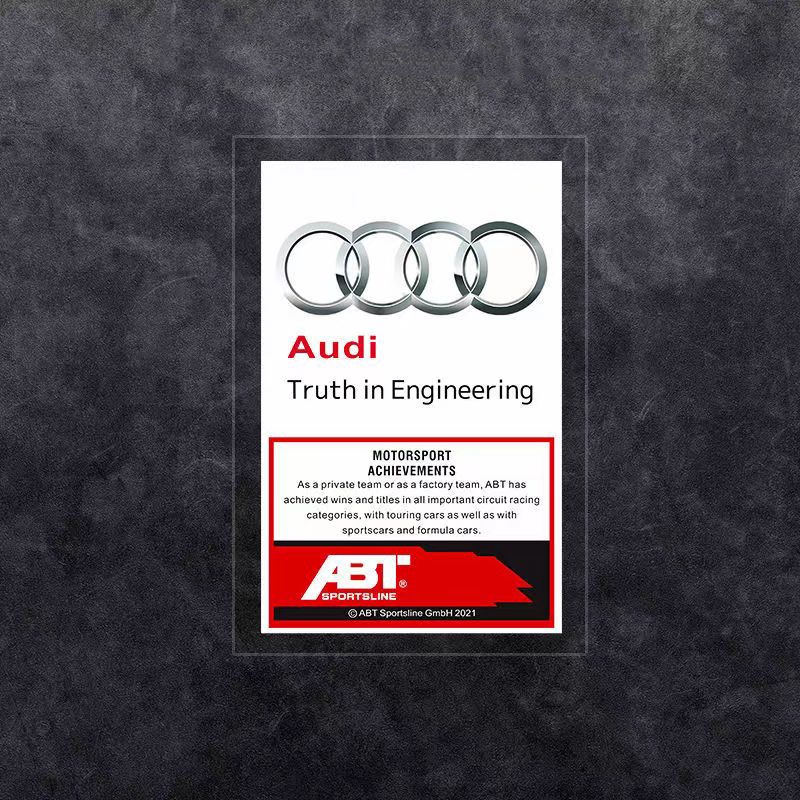 Stiker Kaca Depan Elektrostatis Untuk Mobil AUDI A3 A4 A6 Q3 Q4 Q5 TT