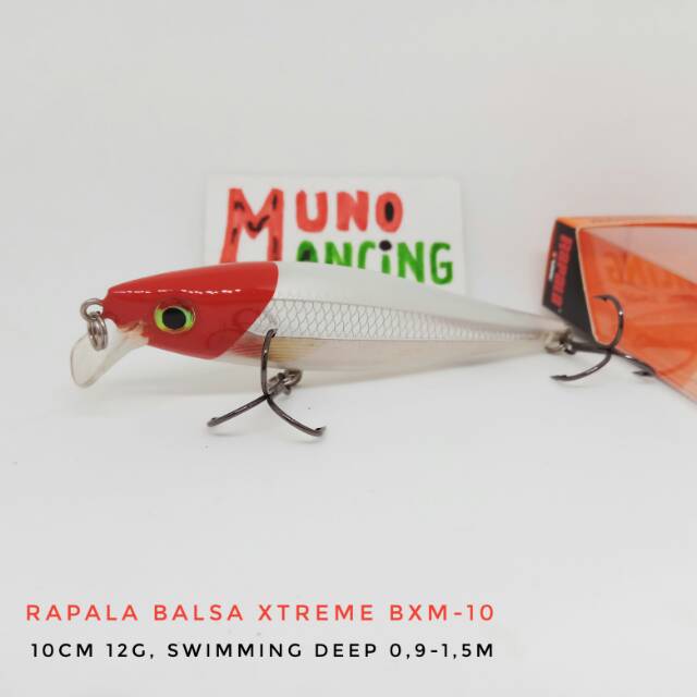 Minnow Rapala Balsa Xtreme BXM-10 RH