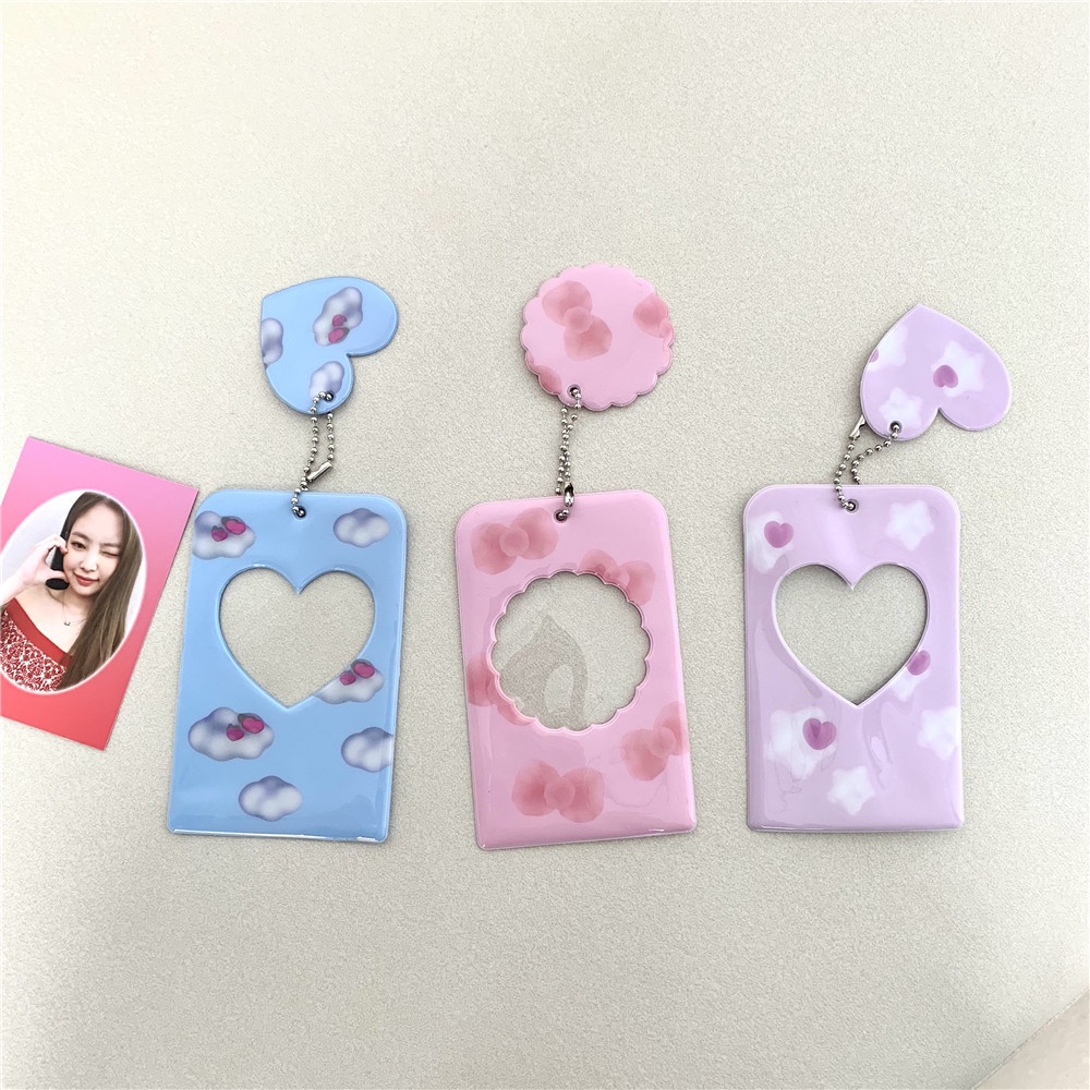 Ins Holder Kartu Polaroid Motif Bintang / Awan / Pita Untuk Kampus