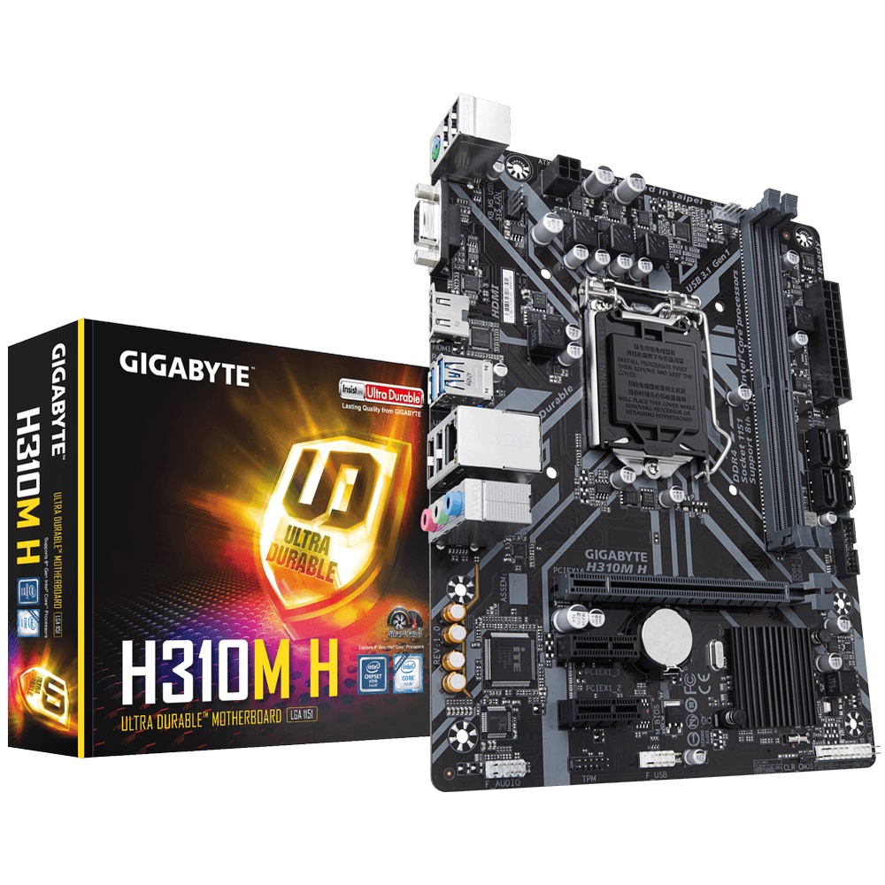 Motherboard Gigabyte H310 H310M H H310MH Resmi