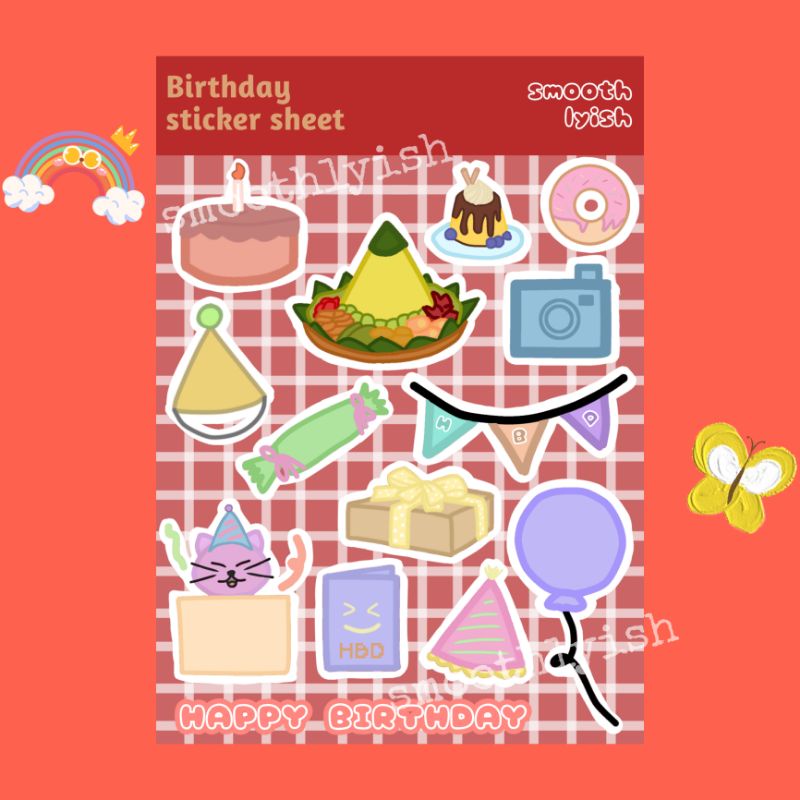 

Birthday Sticker Sheet