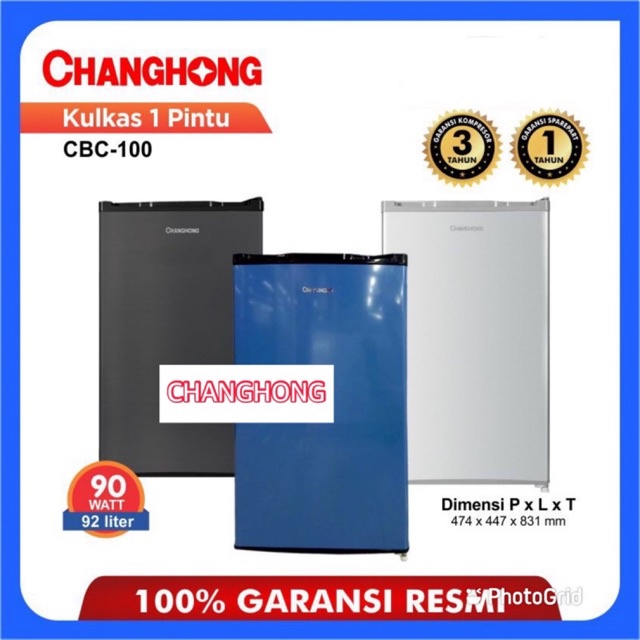 KULKAS 1 PINTU Changhong CBC-100_second