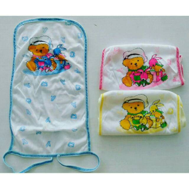 Popok Kain Bayi Selusin / Popok Bayi Kain Tali Bahan Katun Gambar Anak Isi 12 Pcs