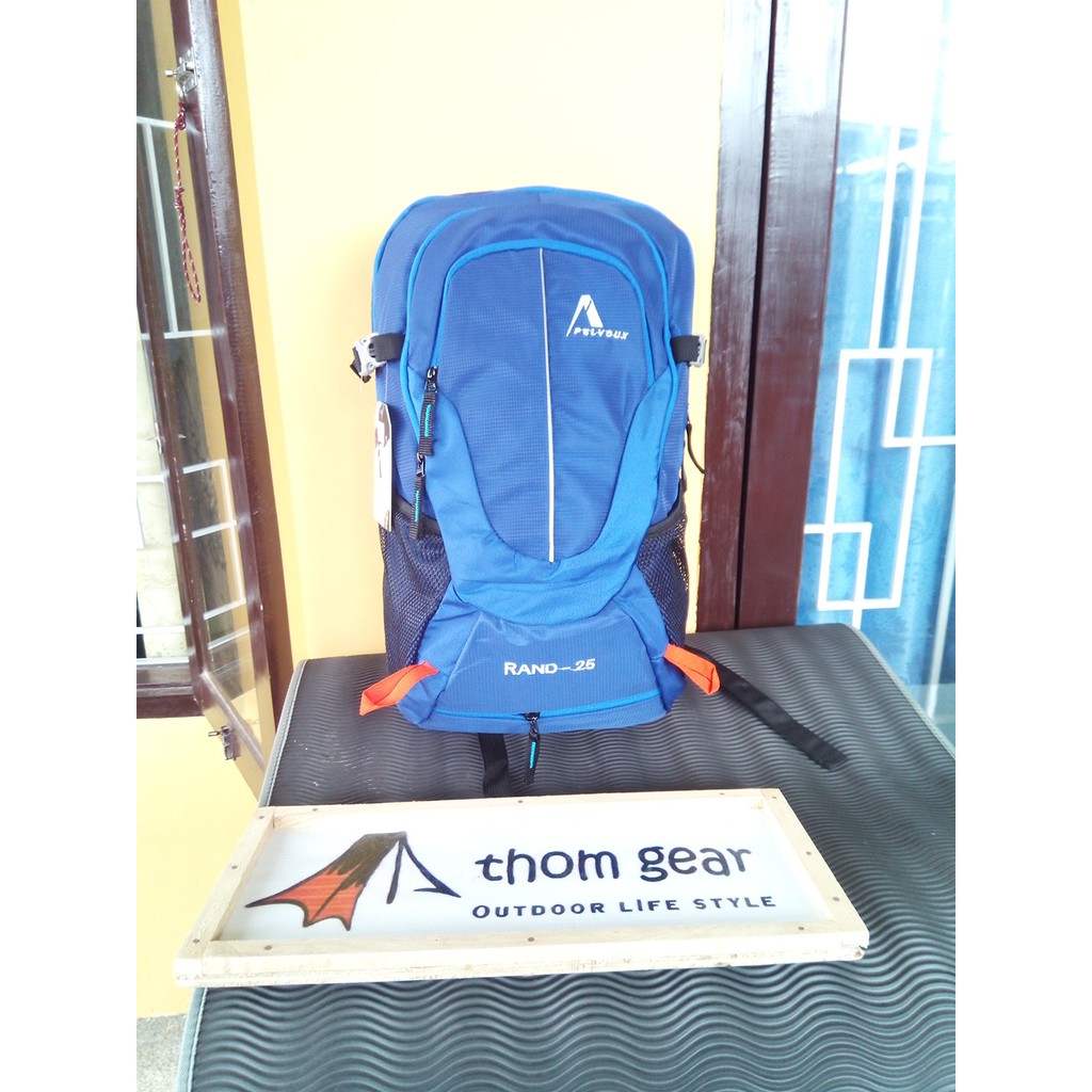 Thomgear Pelvox Tas Daypack Tas Punggung Pelvoux Blanc 25 Warna Biru Dan Merah