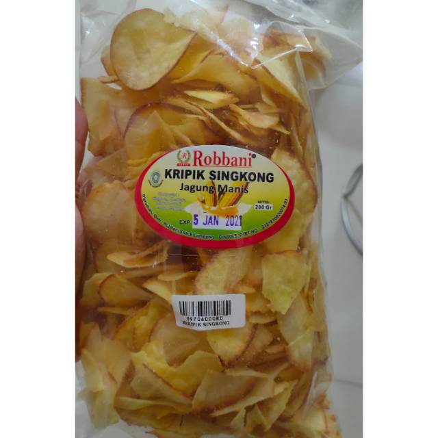 

Keripik Singkong Jagung Manis Robbani 200gr