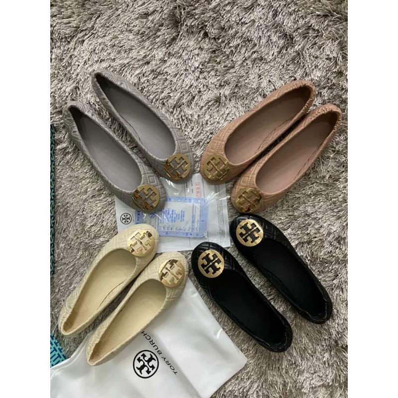 Tb Quilted Flat Shoes balerina