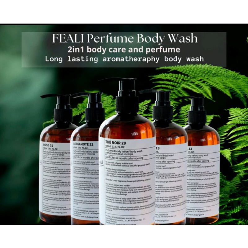 Feali Parfume Body Wash Sabun Mandi Cair Shower