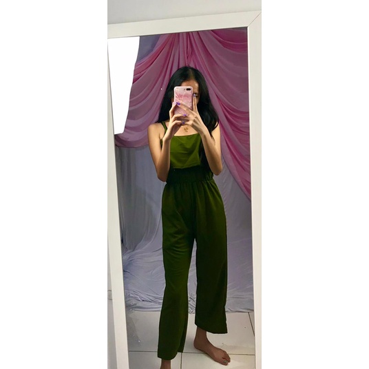 ilook | jumsuit plain  | Jm polos | bahan creap
