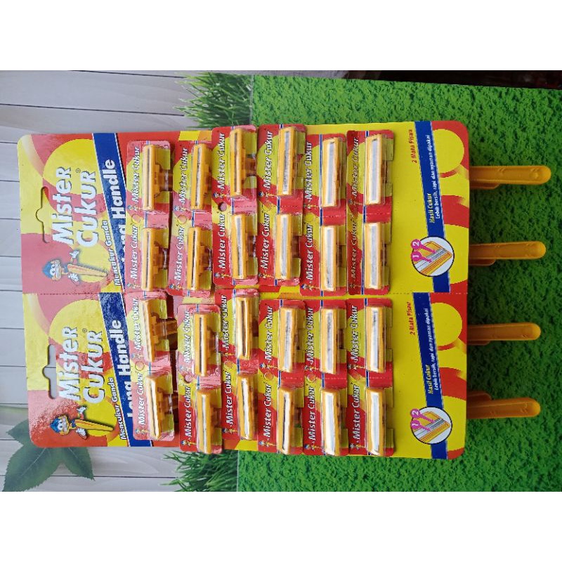 ALAT CUKUR KUMIS KUNING 2 MATA PER PCS