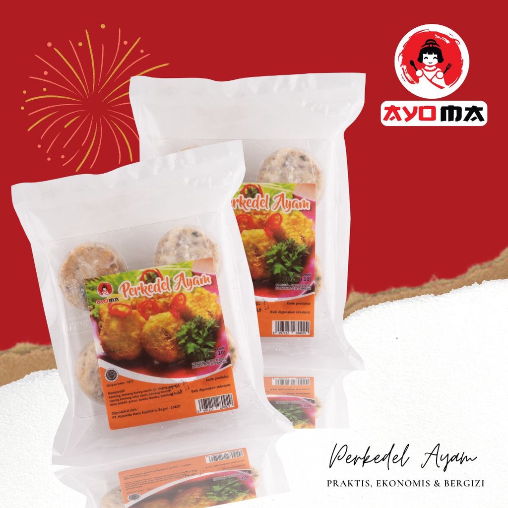 

Ayoma Perkedel Ayam 10 Pcs 300 Gr